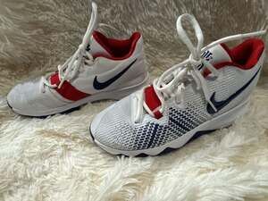 S3-794 Nike Kyrie Flytrap 'USA' Basketball Shoes (Youth Size 5.5Y)